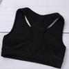 FEESHOW Girls 2 Piece Gymnastic Dance Sports Bra Crop Top with Shorts Outfit Set for Athletic Leotard Dancing Swimming Racer Back Black 11-12 view 4