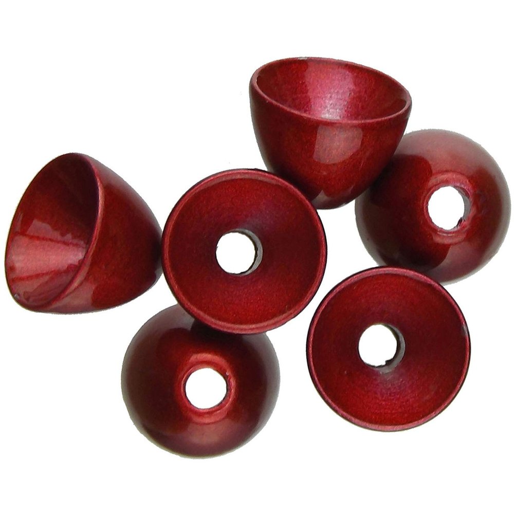 Spirit River Hot Cones 1/4 in Metallic Red