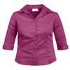 NE PEOPLE Girl's Simple Casual 3/4 Sleeve Roll Up Button Down Blouse Shirts view 1