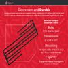 Hornady Universal Handgun Hangers, 95870, 4pk - Maximize Gun Safe Space with Easy Access Under Shelf Storage Gun Hangers -PVC Coated Steel Wire Pistol Holder Protect & Store 22 Caliber Handgun & More view 4