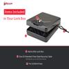 Hornady Alpha Elite Portable Lock Box for Guns and Valuables  Includes 2 Keys and 4 Foot Steel Cable  Thick 16-Gauge Steel, An Ideal Car Lock Box or Truck Safe  Black, 10.25 x 8 x 2.75 Inches view 3