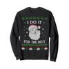 I Do it For The Hos Santa Claus Ugly Christmas Design Sweatshirt view 1