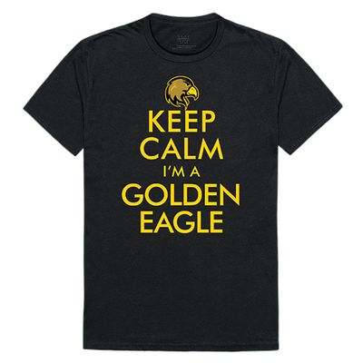 Cal State L.A. Golden Eagles Keep Calm Tee, Navy, Medium