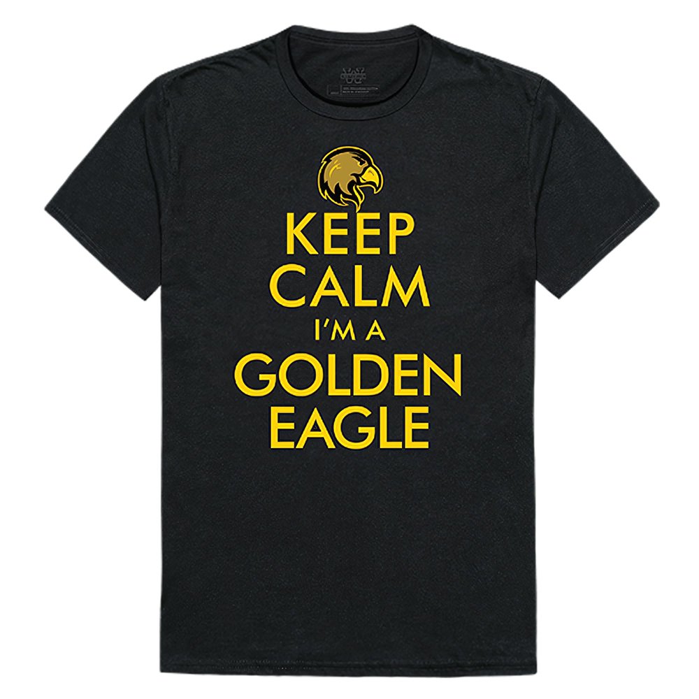 Cal State L.A. Golden Eagles Keep Calm Tee, Navy, Medium