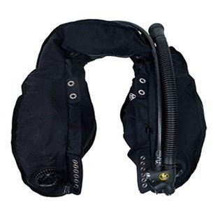 Poseidon One Wing 50 Single Tank BCD Wing in One Design (Black)