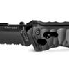 TB Outdoor 11060054 C.A.C. S200 3.75" Nitrox Steel Blade Black Folding Knife view 2