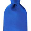 KissTies Boys Tie Royal Blue Satin Necktie For Kids Ties + Gift Box view 2