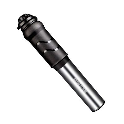WILD MAN Aluminium Alloy Portable Mini Bike Bicycle Floor Pump Ultralight Hand Inflator for Schrader/Presta Valve (Silver)