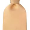 KissTies Boys Sand Color Tie Gold Champagne Satin Necktie For Teens + Gift Box view 2