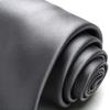 KissTies Boys Tie Gray Satin Youth Necktie For Teens Ties + Gift Box view 2