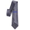 KissTies Boys Tie Gray Satin Youth Necktie For Teens Ties + Gift Box view 4