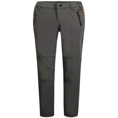 Camii Mia Women's Winter Warm Outdoor Slim Windproof Waterproof Ski Snow Fleece Hiking Pants (34W x 30L, Charcoal Grey)