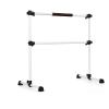 GYMAX Ballet Barre, Portable Pilates Barre Freestanding with Double Dance Bar Stable Construction, for Dancing Stretching Ballet (Silver) view 1