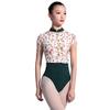 Baiwu Dance Chinese Style Ballet Leotard Lace Ballet Leotards Zipper (Dark Green, L 170) view 1