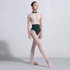 Baiwu Dance Chinese Style Ballet Leotard Lace Ballet Leotards Zipper (Dark Green, L 170) view 4