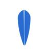 ZSHJGJR Archery Arrow Feather Fletching 1.75/2/2.5/3 Inch Rubber Arrow Vanes Plastic Arrow Fletches for DIY Hunting Shooting Arrow 50 Pieces (Blue, 2.5 inch) view 4