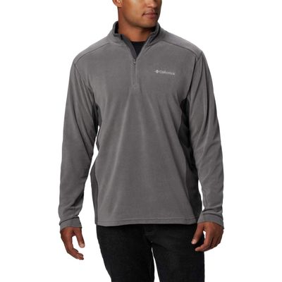 Columbia Mens Klamath Range II Half Zip Fleece Jacket, City Grey/Shark, 2X