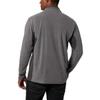 Columbia Mens Klamath Range II Half Zip Fleece Jacket, City Grey/Shark, 2X view 2