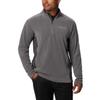 Columbia Mens Klamath Range II Half Zip Fleece Jacket, City Grey/Shark, 2X view 4