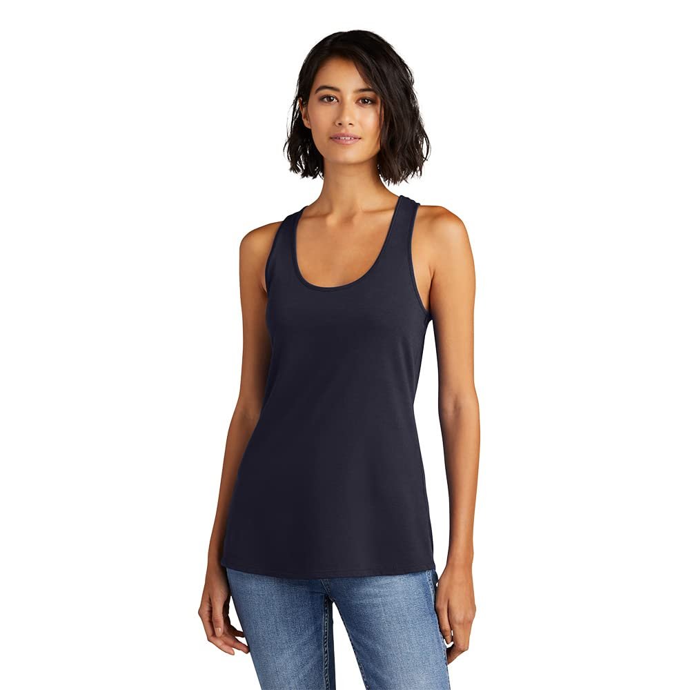 District Women's V.I.T Gathered Back Tank XL New Navy