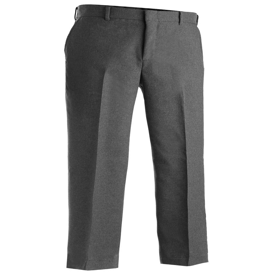Edwards Garment Mens Flat Front Security Pant Grey Heather