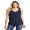 District Women's V.I.T Gathered Back Tank M New Navy view 1