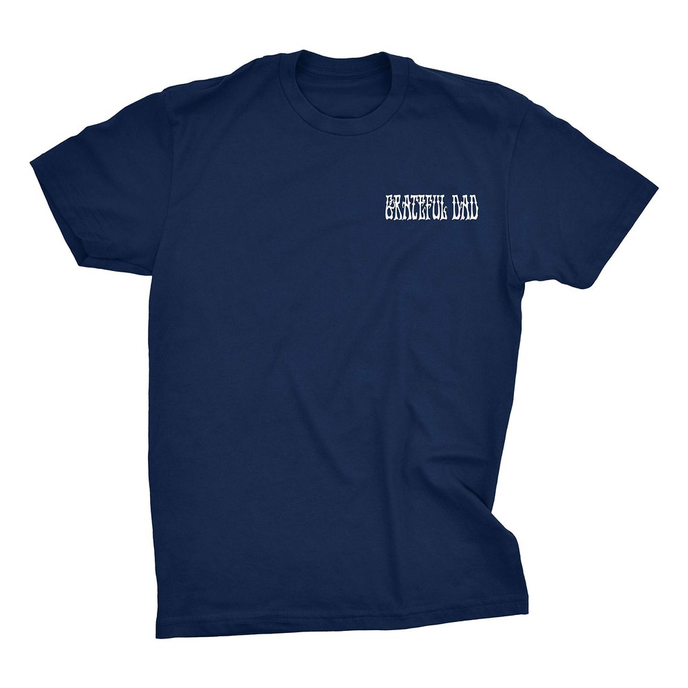 Grateful Dad Gift T-Shirt | Next Level | Tour tee | On The lot (Navy, X-Large)