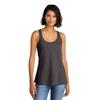 District Women's V.I.T Gathered Back Tank XS Heathered Charcoal view 1
