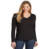District Women's Very Important Tee Long Sleeve V-Neck XS Black view 1