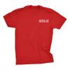 Dad Gift T-Shirt | Next Level | Tour tee | On The lot (Red, X-Large)