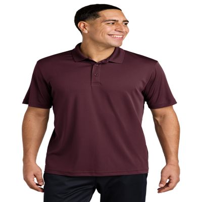 SPORT-TEK Unisex PosiCharge Competitor Polo, Maroon, 4XL