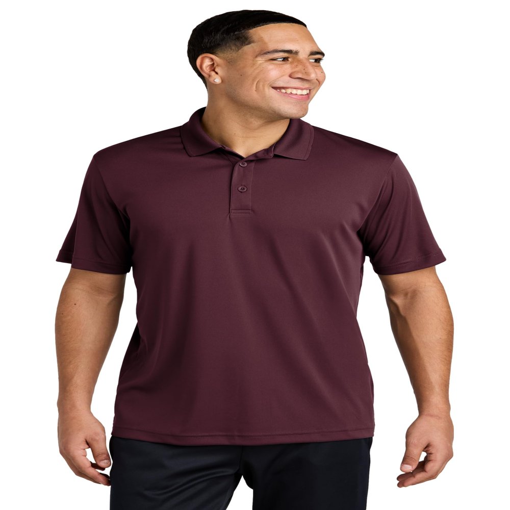 SPORT-TEK Unisex PosiCharge Competitor Polo, Maroon, 4XL