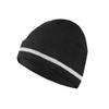Occunomix Black Hi-Viz Knit Cap with Polyester Lining One Size Fits Most view 1