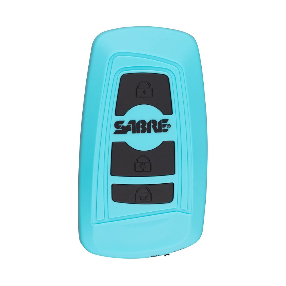 SABRE Compact Stun Gun, Flashlight & Personal Alarm Rechargeable 3-in-1 Personal Safety Tool w/ Wrist Strap for Quick Access