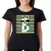 ALLNTRENDS Women's T Shirt Cool Llama Ugly Christmas Fun Cute Animal Lover Gift (2XL, Black) view 1