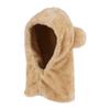Baby Kids Warm Winter Hat and Scarf Set Cute Thick Plush Earflap Hooded Animal Ears Hat Infinity Scarf Beanie Skull Cap Neck Warmer Snood Loop Scarves for Toddlers Children Girls Boys Age 6-24 Months view 3