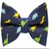 Carahere Boys Bow Ties Handmade Adjustable Pre-Tied Pattern Bow Ties For Kids Blue Green Yellow view 1