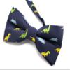 Carahere Boys Bow Ties Handmade Adjustable Pre-Tied Pattern Bow Ties For Kids Blue Green Yellow view 4