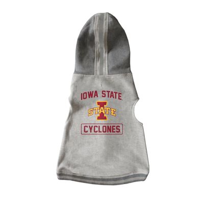 Littlearth NCAA Iowa State Cyclones Pet Hooded Crewneck, Team Color, X-Small