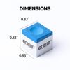 GSE Games & Sports Expert 12-Pack Billiard/Pool Cue Chalks, Billiard Pool Table Accessories for Home/Tournament Use (Blue) view 2
