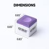 GSE Games & Sports Expert 12-Pack Billiard/Pool Cue Chalks, Billiard Pool Table Accessories for Home/Tournament Use (Purple) view 2