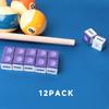 GSE Games & Sports Expert 12-Pack Billiard/Pool Cue Chalks, Billiard Pool Table Accessories for Home/Tournament Use (Purple) view 3