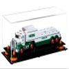 Better Display Cases Versatile Clear Acrylic Trucks, Trains and Rockets Display Case - Large Rectangle Box with Clear Case, Orange Risers and Black Base 17" x 6" x 7" (A019/V46) view 1