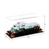 Better Display Cases Versatile Clear Acrylic Trucks, Trains and Rockets Display Case - Large Rectangle Box with Clear Case, Orange Risers and Black Base 17" x 6" x 7" (A019/V46) view 2