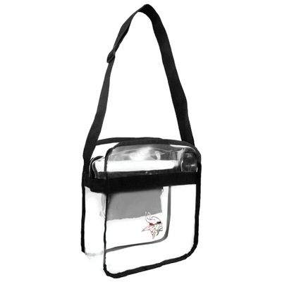 Littlearth NFL Carolina Panthers Clear Crossbody Carryall, Team Color, 12" x 12" x 6"