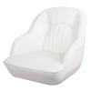 Seamander Pontoon Captains Bucket Boat Seat, 19.7H x 22.2L x 21.7D inches, Injection Molded Plastic Frame, Plush Foam Padding, Marine Grade Vinyl, 5x5 or 5x12 inch Mounting Pattern view 1