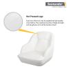 Seamander Pontoon Captains Bucket Boat Seat, 19.7H x 22.2L x 21.7D inches, Injection Molded Plastic Frame, Plush Foam Padding, Marine Grade Vinyl, 5x5 or 5x12 inch Mounting Pattern view 4