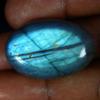 AAA Labradorite Labradorite Loose Labradorite cabs Labradorite Oval Labradorite cab Labradorite Purple cabochon50.45Cts 100% Natural AA+Blue Labradorite Oval Cabochon Quality Loose Gemstones view 1