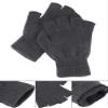 SATINIOR 2 Pair Unisex Half Finger Gloves Winter Stretchy Knit Fingerless Gloves in Common Size view 2