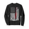 Hunter American Flag Sweatshirt USA Hunting Deer Gift view 1